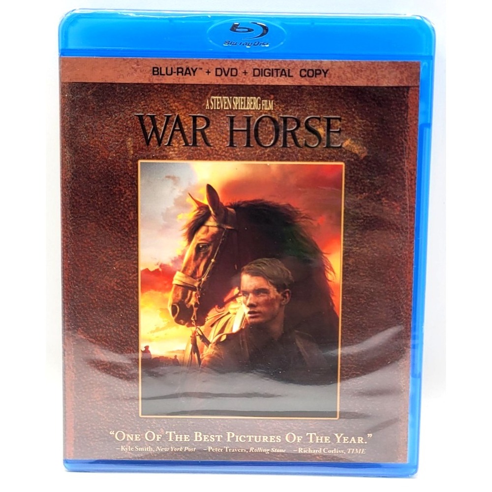 WAR HORSE (Blu-ray + DVD) Steven Spielberg Jeremy Irvine FACTORY SEALED NEW